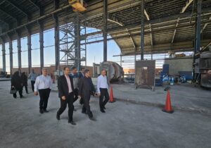 افتتاح واحد صنعتی فولاد اسنوند مراغه همزمان با هفته دولت