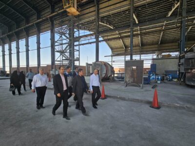 افتتاح واحد صنعتی فولاد اسنوند مراغه همزمان با هفته دولت