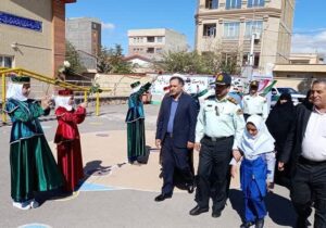 🔷بدرقه فرزند شهید “تقی بهره ور” از خانه تا مدرسه توسط فرمانده انتظامی مراغه