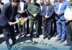 یادمان شهدای بمباران مراغه کلنگ‌زنی شد