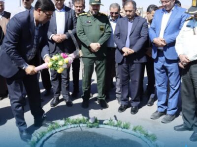 یادمان شهدای بمباران مراغه کلنگ‌زنی شد