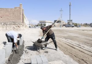 💠 آغاز عملیات زیرسازی و جدول‌گذاری بلوار شورا