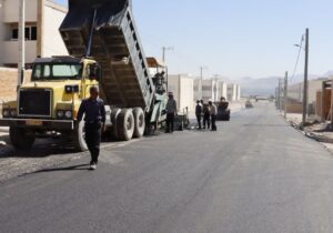 💠 آسفالت‌ریزی محوطه مسکن ملی 