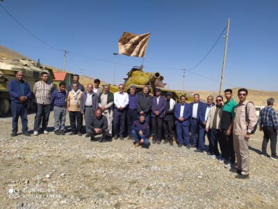 اعزام کارمندان بسیجی شهرداری مراغه به یادمان عملیاتی تمرچین