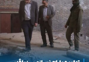 تداوم عملیات نوسازی سینما قدس با حمایت شهردار مراغه