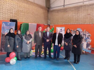 رونمایی از «نقشه ایران همدل» در دبستان دخترانه سما مراغه همزمان با المپیاد ورزشی درونمدرسهای