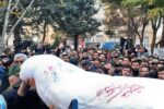 تشییع و تدفین باشکوه شهید گمنام در دانشگاه آزاد مراغه همزمان با سالروز شهادت حضرت زهرا (س)