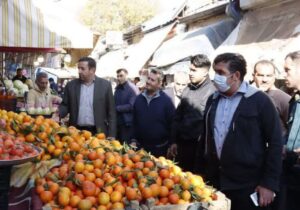 مراجعه میدانی و ابلاغ آخرین اخطار به کسبه و دست‌فروشان بازارچه ملارستم