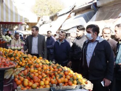 مراجعه میدانی و ابلاغ آخرین اخطار به کسبه و دست‌فروشان بازارچه ملارستم