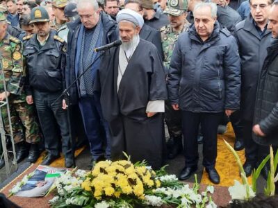 تشییع پیکر فرماندار فقید مراغه