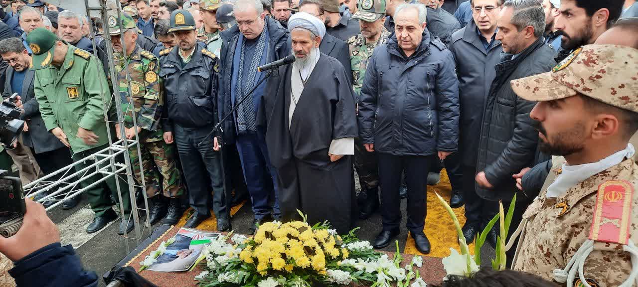 تشییع پیکر فرماندار فقید مراغه