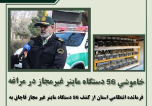 خاموشی ۵۶ دستگاه ماینر غیرمجاز در مراغه