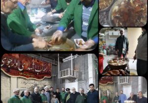 زائران حضرت ولی‌عصر(عج) میهمان احسان خادمان جهادی مراغه‌ای