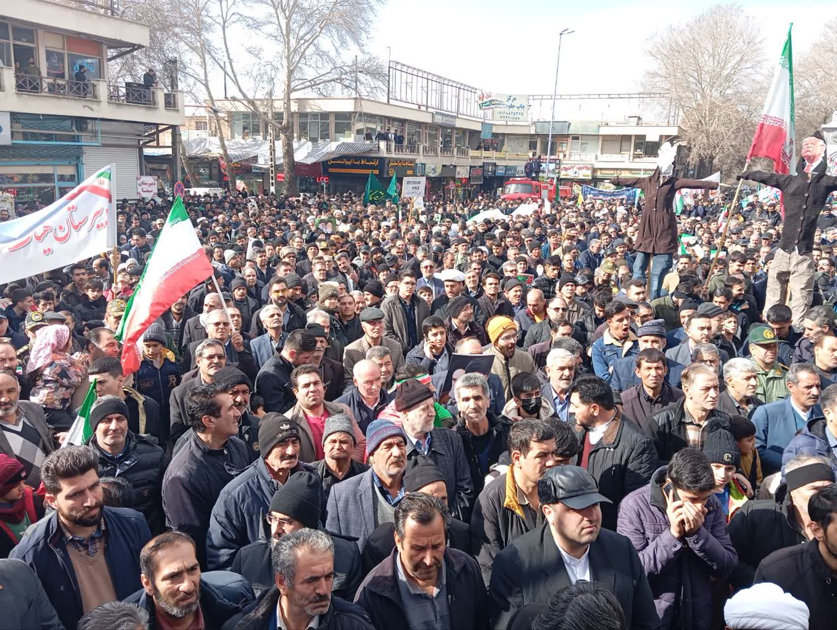 حماسه ای دیگر از حضور مراغه‌ای‌ها در راهپیمایی ۲۲ بهمن