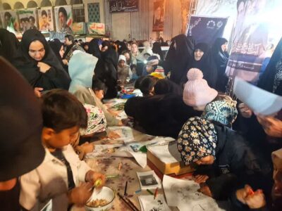 کودکان مراغه نیز برای ایران ایستاده اند