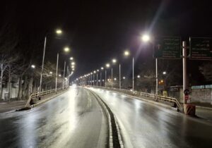 به‌روزرسانی روشنایی پل جهاد با نصب ۸۰ چراغ کم‌مصرف