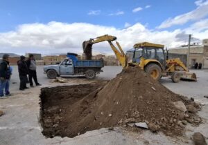 آغاز عملیات خاکبرداری احداث یادمان شهدای بمباران مراغه