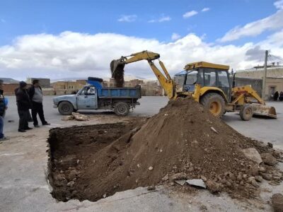 آغاز عملیات خاکبرداری احداث یادمان شهدای بمباران مراغه