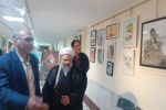 بازدید امام جمعه مراغه از نمایشگاه نقاشی «ایران من»