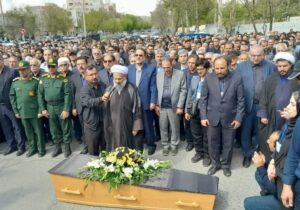 پوشش زنده مراسم تشییع پیکر “استاد باریشماز |از طریق رادیو شهر مراغه