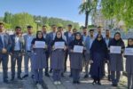 برگزاری برنامه پیادهروی به مناسبت هفته سلامت با حضور فراگیران مرکز آموزش بهورزی
