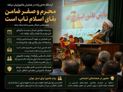 امام جمعه مراغه : هیئت‌های حسینی پرچمداران ترویج فرهنگ عاشورا و دفاع از میهن هستند