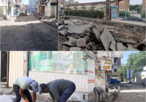 نگین تاریخی مراغه در مسیر بازآفرینی؛ عملیات اجرایی پروژه ساماندهی «گذر کبود» آغاز شد