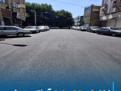 تداوم نهضت بهسازی معابر شهری؛ خیابان شهردار اسماعیلی آسفالت‌ریزی شد
