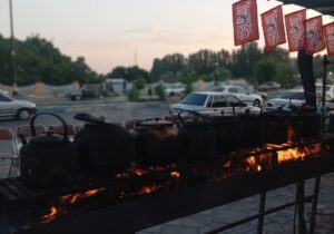 برپایی موکب عاشوراییان هیئت جوانان عاشورائی رزمندگان اسلام مراغه
