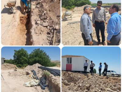 آغاز عملیات احداث مخزن ۵۰۰ مترمکعبی روستای اصفهانجیق